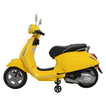 Pojazd Skuter Vespa ROMA Żółty