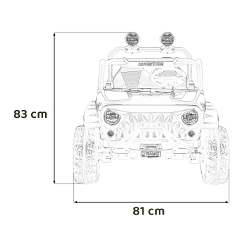 Pojazd Terenowy PASSION 4x4 Czarny