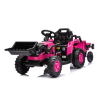 Pojazd Traktor XT60 z Przyczepą Różowy