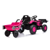 Pojazd Traktor XT60 z Przyczepą Różowy
