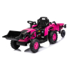 Pojazd Traktor XT60 z Przyczepą Różowy