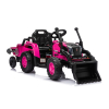 Pojazd Traktor XT60 z Przyczepą Różowy