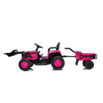 Pojazd Traktor XT60 z Przyczepą Różowy