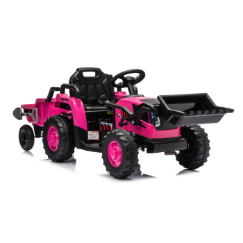Pojazd Traktor XT60 z Przyczepą Różowy