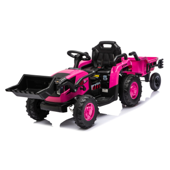 Pojazd Traktor XT60 z Przyczepą Różowy