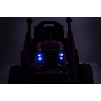 Pojazd Traktor XT60 z Przyczepą Różowy
