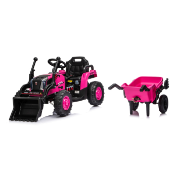 Pojazd Traktor XT60 z Przyczepą Różowy