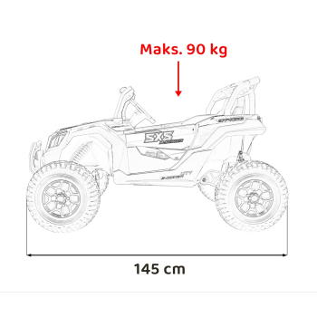 Pojazd UTV X3 Off-Road Czarny