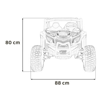 Pojazd UTV X3 Off-Road Czarny