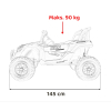 Pojazd UTV X3 Off-Road Pomarańczowy