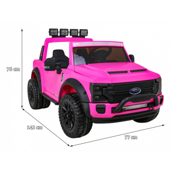 Pojazd pickup - Ford Super Duty Różowy