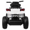 Quad ATV Air na akumulator dla dzieci Biały + Koła pompowane + Radio MP3 + Wolny Start