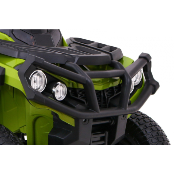 Quad ATV Air na akumulator dla dzieci Zielony + Koła pompowane + Radio MP3 + Wolny Start