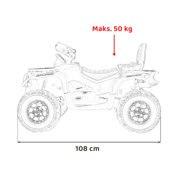 Quad Can Am Outlander ATV Szary