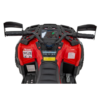 Quad Can Am Outlander ATV z Pilotem Czerwony