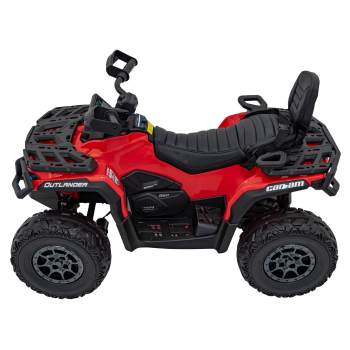 Quad Can Am Outlander ATV z Pilotem Czerwony
