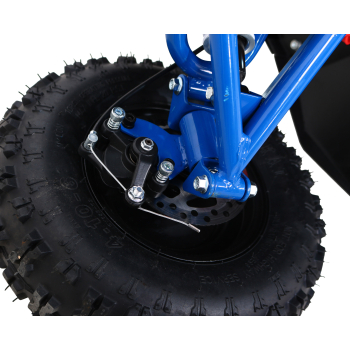 Quad E-STAR na akumulator Niebieski 35km/h + Silnik 1000W + Koła pompowane + Regulacja siedzenia