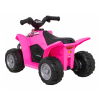 Quad Honda 250X TRX na akumulator Różowy + Klakson + LED + Ekoskóra