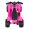 Quad Honda 250X TRX na akumulator Różowy + Klakson + LED + Ekoskóra