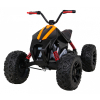 Quad Lucky Seven na akumulator Czarny + Koła EVA + Wolny Start + LED + MP3 USB