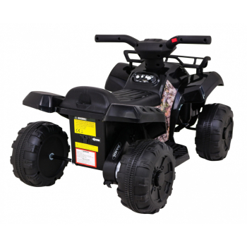 Quad Storm na akumulator dla dzieci Czarny + Silnik 25W + MP3 USB + LED