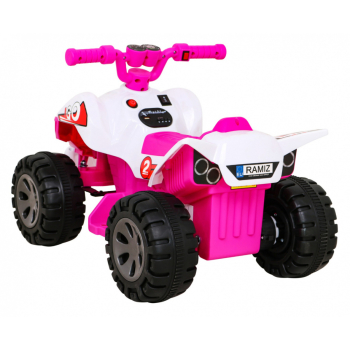 Quad The Fastest na akumulator dla dzieci Różowy + Silnik 25W