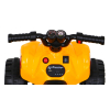 Quad The Fastest na akumulator dla dzieci Żółty + Silnik 25W