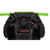 Quad XL ATV na akumulator dla dzieci Czarno-Zielony + Napęd 4x4 + Bagażnik + Wolny Start + EVA + Audio LED