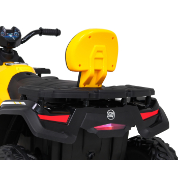 Quad XT-Speed dla dzieci Żółty + Napęd 4x4 + EVA + Wolny Start + Radio MP3 + LED
