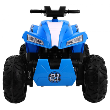 Quad na akumulator Sport Run dla dzieci Niebieski + Napęd 4x4 + LED + Radio MP3