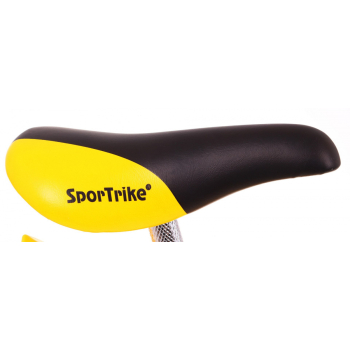 Rowerek biegowy SporTrike Balancer dla dzieci Żółty Pierwszy rowerek do Nauki jazdy