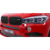 SUV BMW X6M XXL dla 2 dzieci Lakier Czerwony + Pilot + Ekoskóra