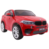 SUV BMW X6M XXL dla 2 dzieci Lakier Czerwony + Pilot + Ekoskóra