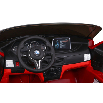SUV BMW X6M XXL dla 2 dzieci Lakier Czerwony + Pilot + Ekoskóra