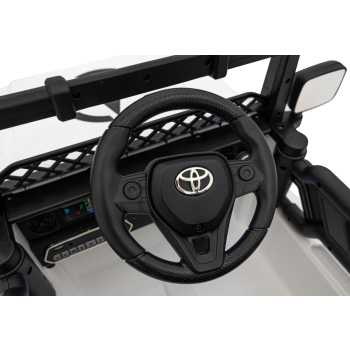 Toyota FJ Cruiser dla dzieci Biały + Pilot + Napęd 4x4 + Audio LED + EVA + Wolny Start