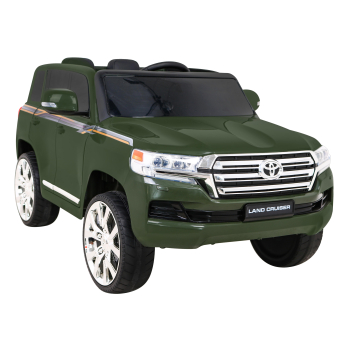 Toyota Land Cruiser na akumulator, Zielony SUV + Pilot + Schowek