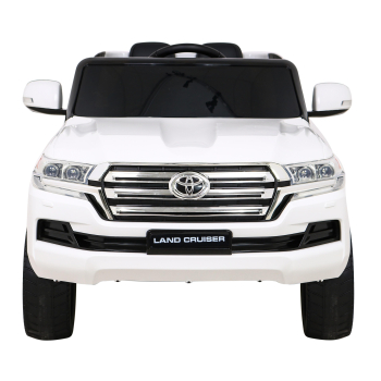 Toyota Land Cruiser na akumulator Biały SUV + Pilot + Schowek