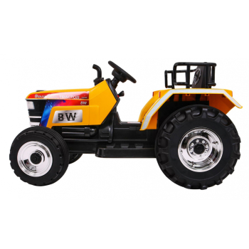 Traktor Blazin BW na akumulator Żółty + Pilot + Wolny Start + Dźwięki Światła
