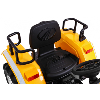 Traktor Blazin BW na akumulator Żółty + Pilot + Wolny Start + Dźwięki Światła