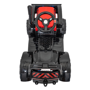 Traktor Spychacz G320 dla najmłodszych dzieci Czerwony + Ruchoma łyżka + Melodie + Klakson + Światła LED