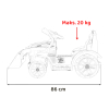 Traktor Spychacz G320 dla najmłodszych dzieci Niebieski + Ruchoma łyżka + Melodie + Klakson + Światła LED