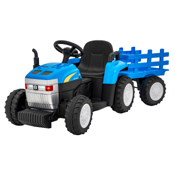 Traktor Z Przyczepą New Holland T7 Niebieski