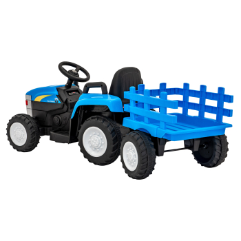 Traktor Z Przyczepą New Holland T7 Niebieski