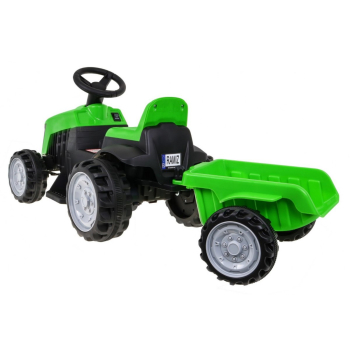 Traktor z Przyczepą Zielony