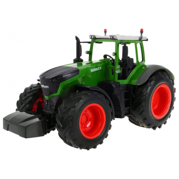 Traktor z naczepą dla dzieci 6+ Zdalnie sterowany model 1:16 Ruchome elementy + Dźwięki