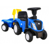 Traktor z przyczepą New Holland T7 Jeździk dla dzieci + Akcesoria + Dźwięki + LED