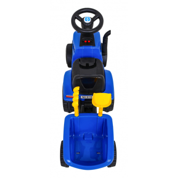 Traktor z przyczepą New Holland T7 Jeździk dla dzieci + Akcesoria + Dźwięki + LED