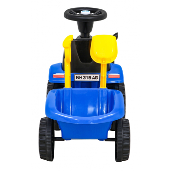 Traktor z przyczepą New Holland T7 Jeździk dla dzieci + Akcesoria + Dźwięki + LED