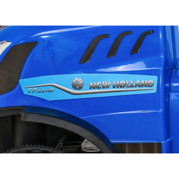 Traktor z przyczepą New Holland T7 Jeździk dla dzieci + Akcesoria + Dźwięki + LED