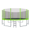Trampolina ogrodowa SkyRamiz 487cm 16FT dla dzieci Zielony + Akcesoria
